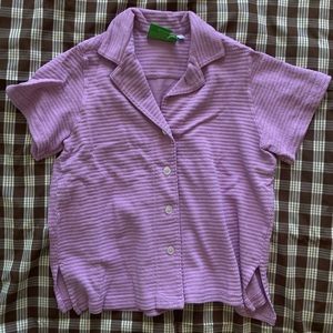 Big Bud Press Pantry Button-Up Honeycomb knit